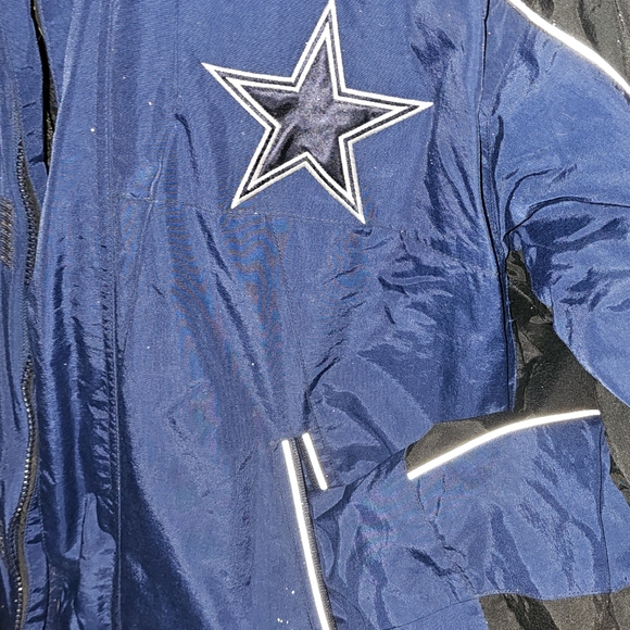 Dallas Cowboy coat with zipout jacket - Picture 6 of 9